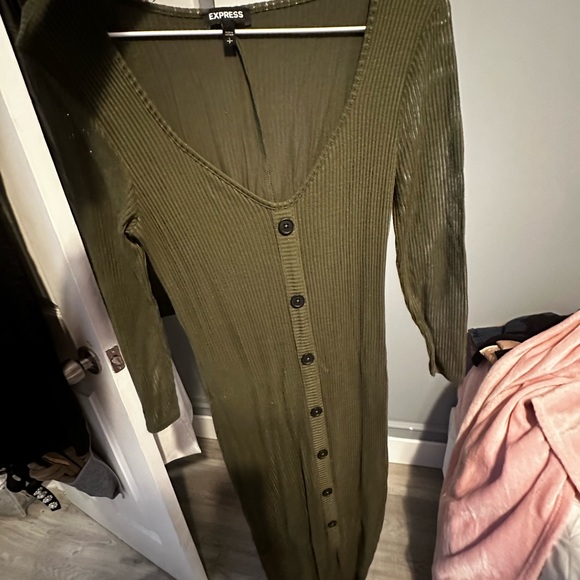 Express | Dresses | Express Green Dress | Poshmark